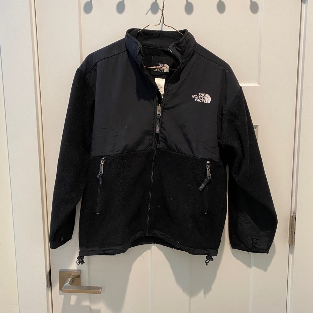 Black North Face Fleece Jacket Youth Size L